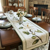 キルティングテーブルランナー — ラスティック・マグノリア