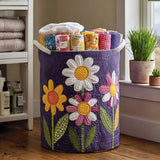 時を超えて咲く キルティングランドリーバスケット